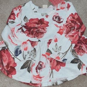 Long sleeve flower shirt